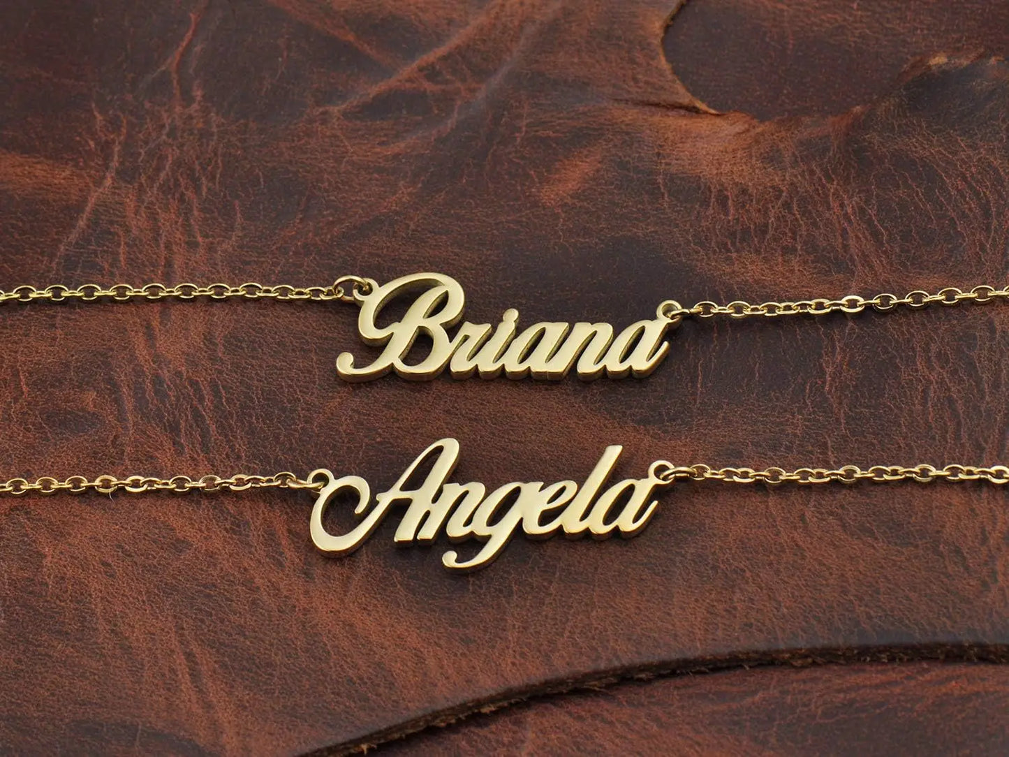 Mia Name Necklace Stainless Steel for Women Jewelry Nameplate Pendant Femme Mothers Girlfriend Gift (Not Customize)