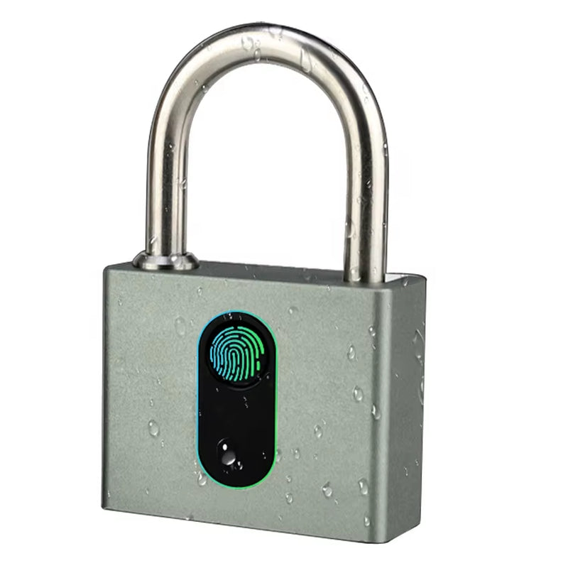 Outdoor Large Size Safety Custom Smart Padlock Combination Biometric Fingerprint Padlock