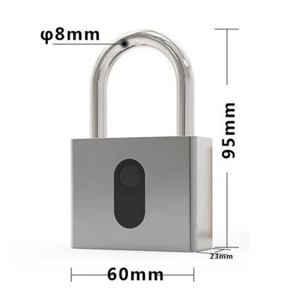Outdoor Large Size Safety Custom Smart Padlock Combination Biometric Fingerprint Padlock